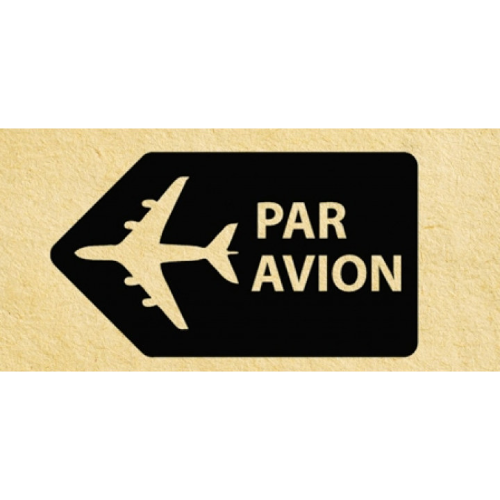 Штамп Par avion #3 (20*45 мм)