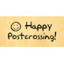 Штамп Happy Postcrossing #2 (20*45 мм)
