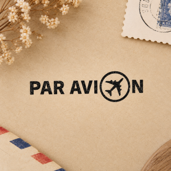 Штамп Par avion #1 (20*45 мм)