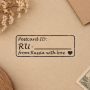 Stamp Postcard ID-Russia (20*45 mm)