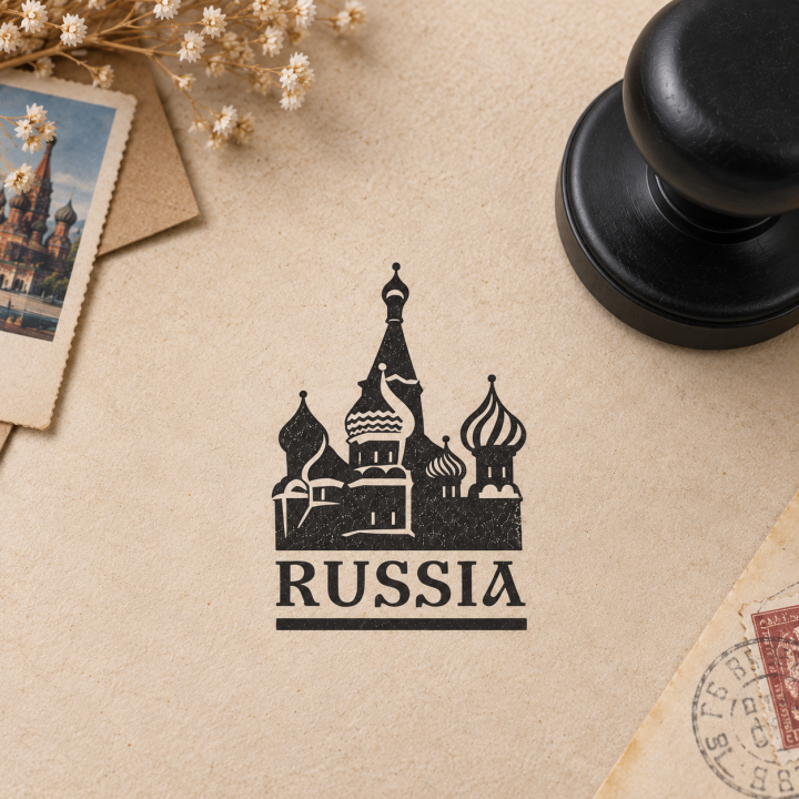 Штамп Россия (d=40 мм)