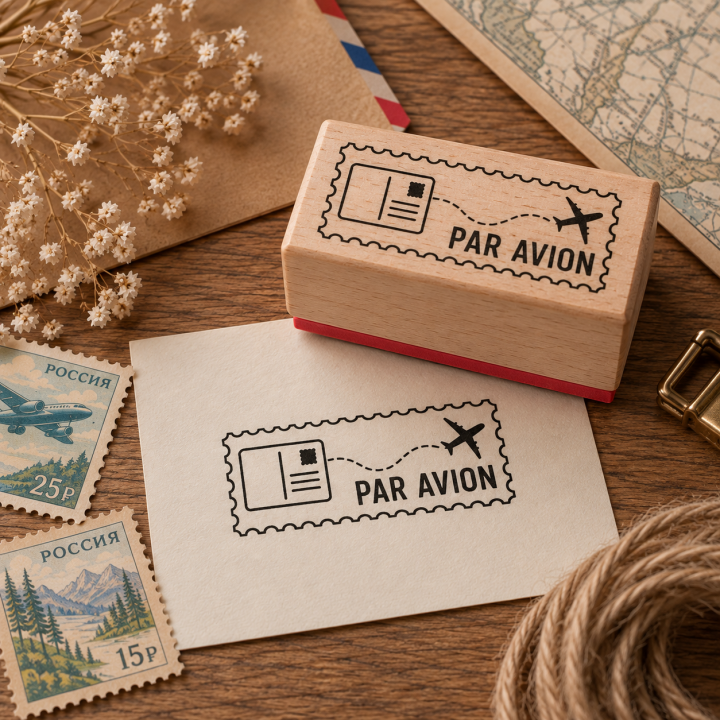 Штамп 'Par AVION'