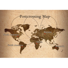 Postcrossing Map